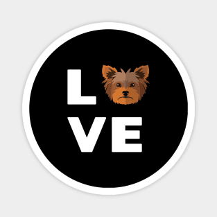 Yorkie love Dog gift Magnet